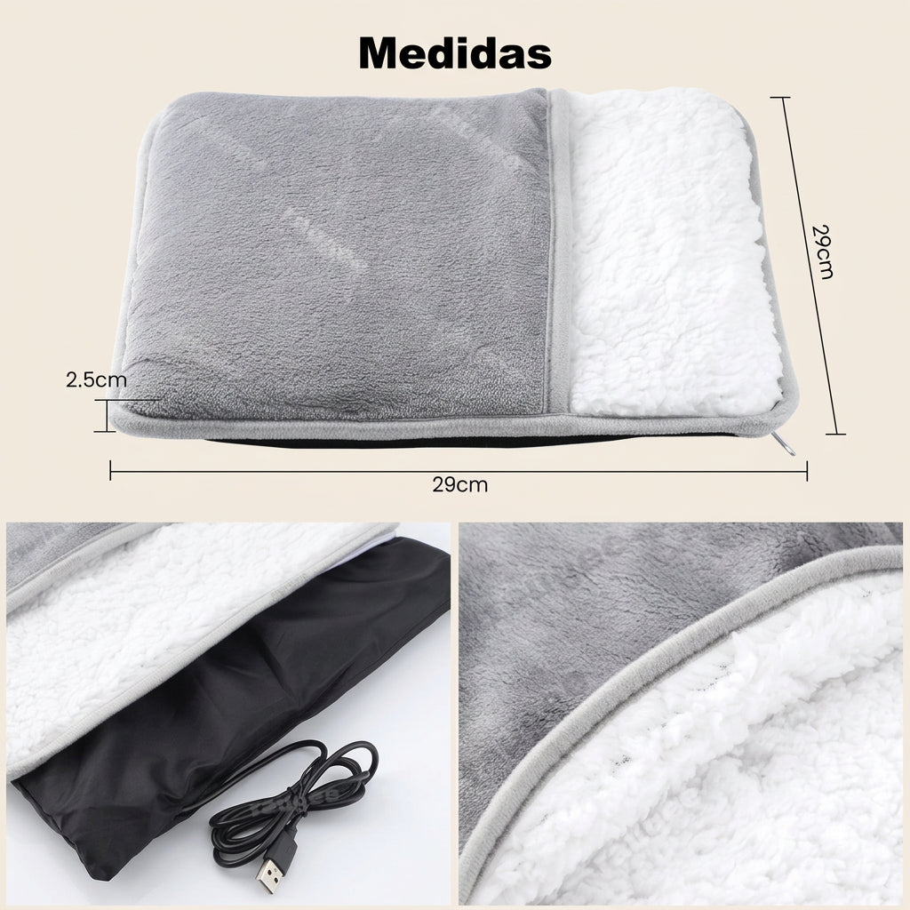Medidas de la alfombrilla térmica: 29 x 29 cm