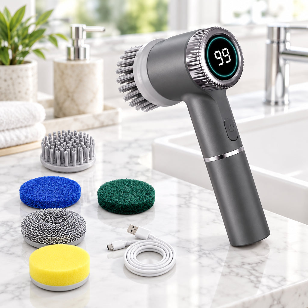 Cepillo de limpieza eléctrico 5 en 1