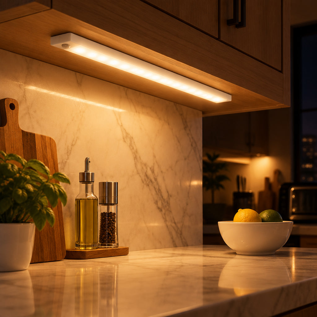 Luz LED con sensor de movimiento recargable