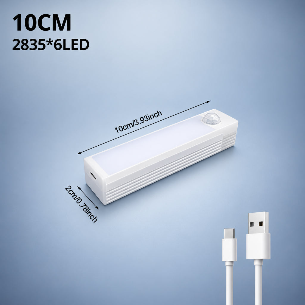 Luz LED con sensor de movimiento recargable